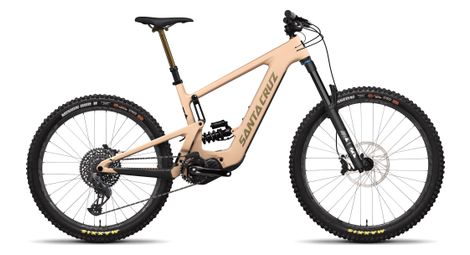 Btt eléctrica santa cruz bullit 3 bobinas suspensión completa sram gx axs 12s 630wh mx (29/27,5'') beige 2024
