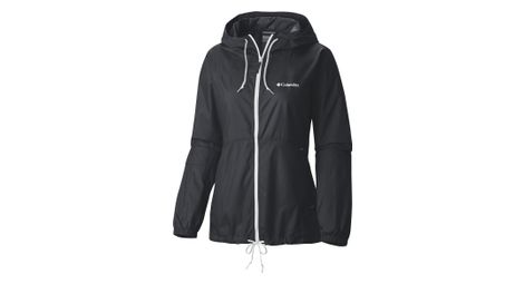 Chaqueta cortaviento columbia flash forward ii mujer negra