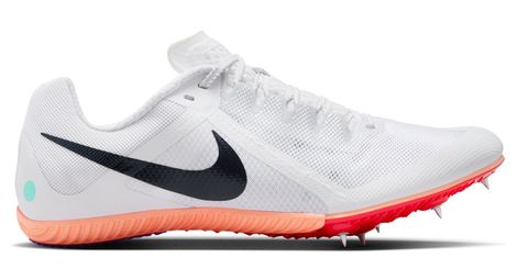 nike zoom rival multi white red unisex track amp field shoes