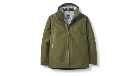 Veste imperméable rab namche gore-tex vert homme