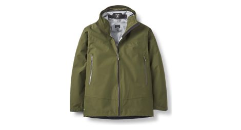 rab namche gore tex waterproof jacket green man