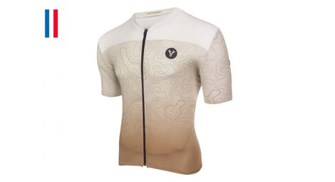 Maillot manches courtes lebram grand ballon beige sable coupe ajustée