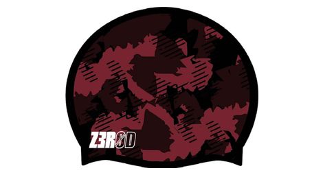 Bonnet de bain z3rod flex noir rouge