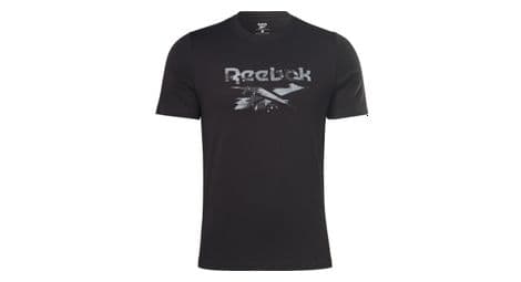 T-shirt manches courtes reebok identity modern camo noir / gris