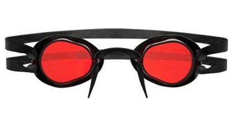 Lunettes de natation tyr socket rocket 2.0 miroir metal fire noir / rouge