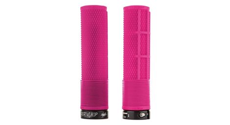 Dmr brendog deathgrip flangeless pink grips pair