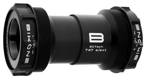 bikone dctech t47 external ceramic bottom bracket for bb30 black