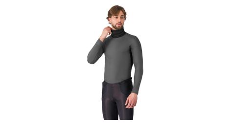 Sous-maillot homme castelli flanders 2 high neck warmer gris