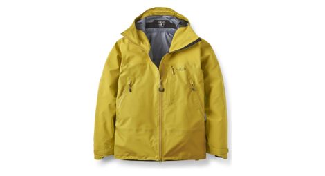 Veste imperméable rab pro latok mountain jaune homme