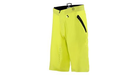 Short avec peau 100% celium solid jaune fluo
