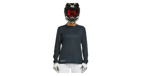 Maillot de manga larga gravity gris oscuro de dharco para mujer