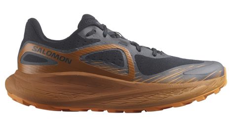 Zapatillas de trail running salomon glide max tr negras / naranja 41.1/3
