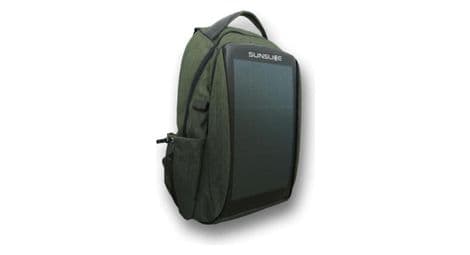 Sac à dos équipé de panneau solaire fixe sunslice zenith - 8 watts - vert