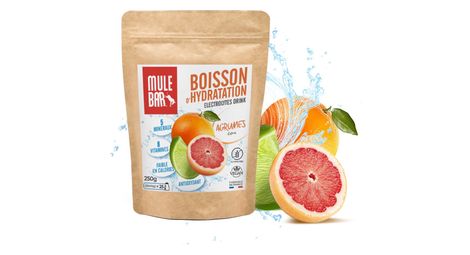 Mulebar hydration drink citrus 250g