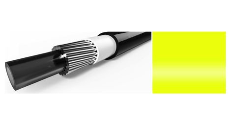 Kit gaine de transmission 10m elvedes avec liner 4.2mm jaune fluo