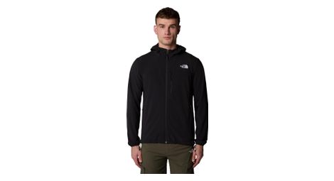 The north face nimble hoodie softshell giacca black men's