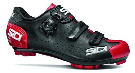 Sidi trace 2 mtb shoes black red 46