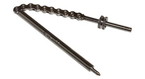 Chainette sturmey archer argent partie fixe 55mm et chainette 45mm repere 2