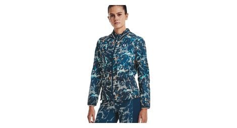 Veste coupe-vent under armour storm outrun cold bleu femme