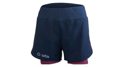 Short 2-en-1 oxsitis origin femme bleu / violet