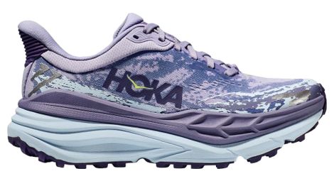 Chaussures de trail running hoka femme stinson atr 7 violet bleu