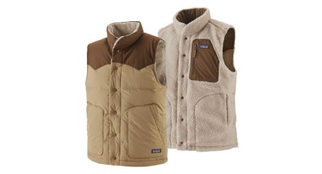 Veste sans manches patagonia reversible bivy down beige