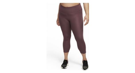 Collant 3/4 nike fast rouge femme