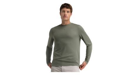 T-shirt randonnée manches longues homme reserve green vert