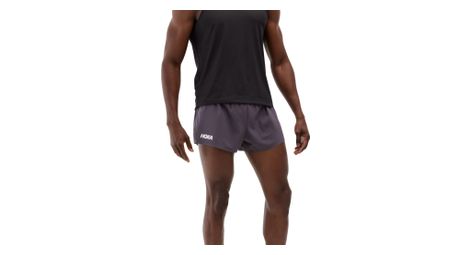hoka race day split shorts gray men s