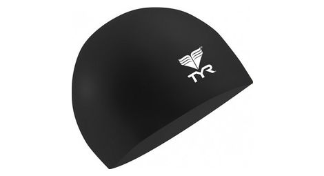 Badekappe tyr solid latex schwarz