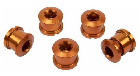 Confezione da 5 screw insight alu 6.5x4mm orange