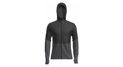 Polaire Icebreaker Merino 200 Realfleece Descender Noir Homme