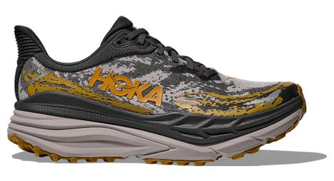 Chaussures Trail Hoka Stinson 7 Noir/Gris/Orange Homme