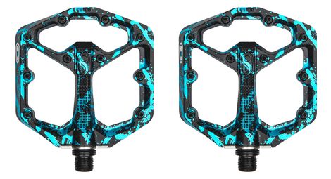 Crankbrothers stamp 7 small - splatter edition blue