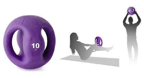 Medecine ball avec poignee tremblay 10 kg