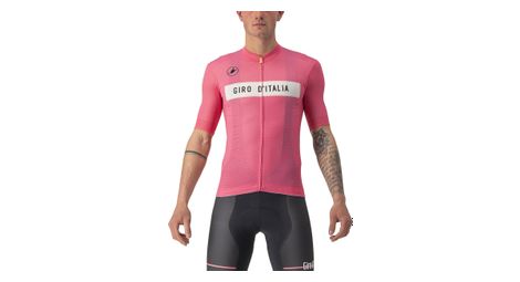Maillot manches courtes castelli fuori giro rose