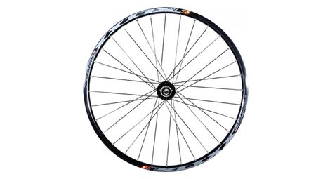 Roue vtt 27.5  ar k7 jante noir mach1 klixx tub.ready disque 6t 9/10/11 axe travers.12x142