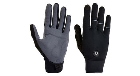 Par de guantes largos lebram glières negro