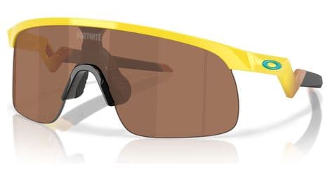 Lunettes enfant oakley resistor fortnite peely yellow / prizm tungsten / ref : oj9010-2823