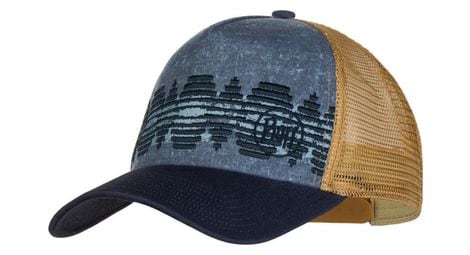 Casquette buff trucker cap tzom stone blue