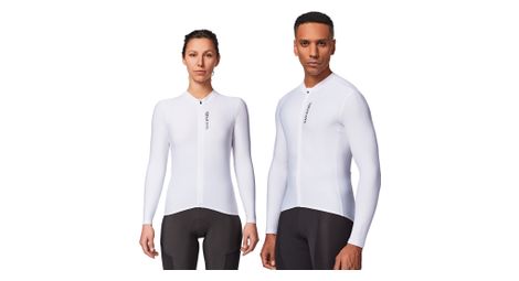 Maillot Manches Longues Van Rysel Racer 2 Blanc Unisexe