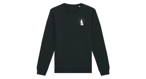 Çois Sudadera Unisex 'Cycling is religion' Negra