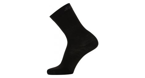 Santini Wolle Wintersocken Schwarz