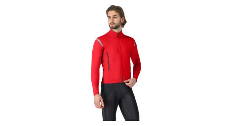 Castelli uomo perfetto ros 3 giacca a maniche lunghe rosso