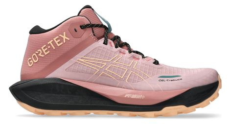 asics gel trabuco mt gtx trail shoes pink black women s