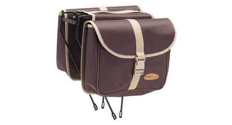 Sacoches porte-bagage b-urban double marron