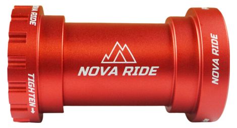 Boitier de pédalier nova ride bb30 rouge