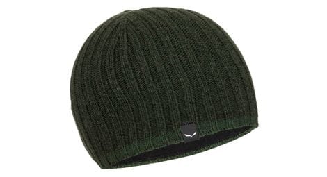 Gorro unisex de lana salewa ortles verde