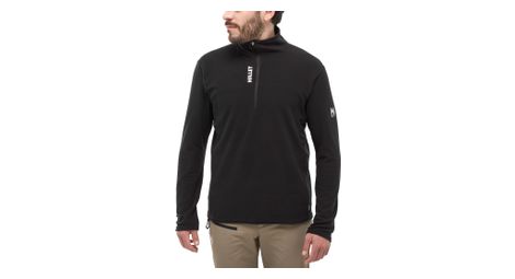 Polaire millet ubic lightgrid 1/2 zip noir homme