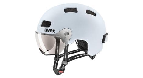 Casque uvex rush visor cloud matt